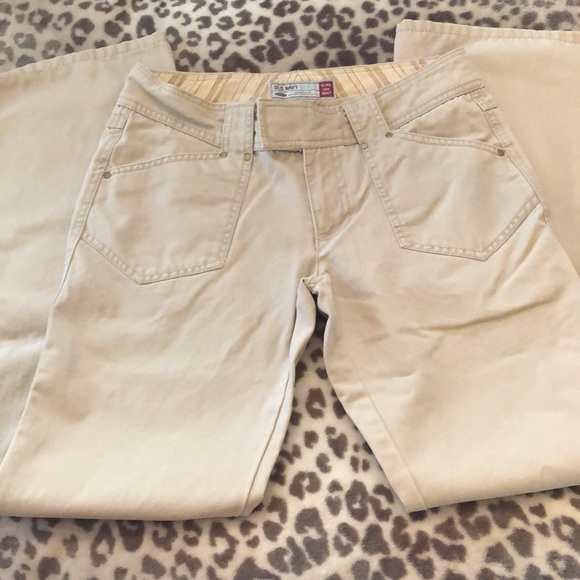 Y2K Old Navy Ultra Low Waist Pants in Light Khaki Size 4 Women’s - Picture 6 of 17